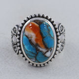 Larimar Silver Ring