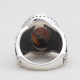 Turquoise Spiny Oyster Silver Rings