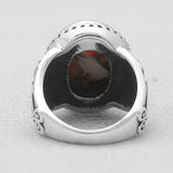 Turquoise Spiny Oyster Silver Rings