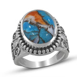 Larimar Silver Ring