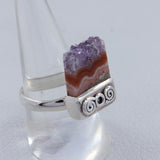 Amethyst Slice 925 Sterling Silver Ring