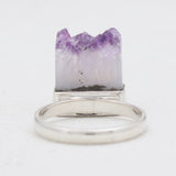 Amethyst Slice 925 Sterling Silver Rings