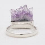 Amethyst Slice 925 Sterling Silver Rings