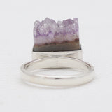 Amethyst Slice 925 Sterling Silver Rings
