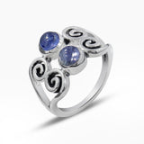 Tourmaline Silver Rings