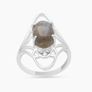 Labradorite Silver Rings
