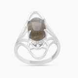 Labradorite Silver Rings