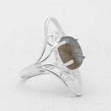 Labradorite Silver Rings