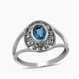 925 Sterling Silver Garnet Rings