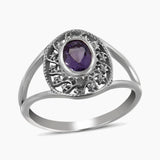 925 Sterling Silver Garnet Rings