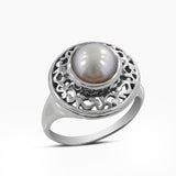 Green Amethyst Designer Silver Rings