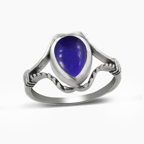 925 Sterling Silver Lapis Lazuli Rings