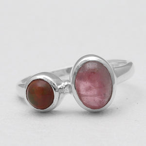 925 Sterling Silver Tourmaline Rings