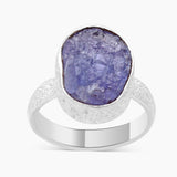 Raw Uncut Astrophyllite Silver Rings