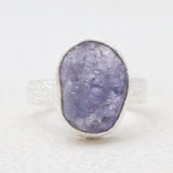 Raw Uncut Astrophyllite Silver Rings