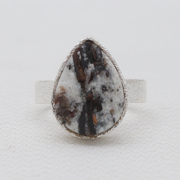 925 Sterling Silver Astrophyllite Rings