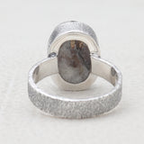 Raw Uncut Astrophyllite Silver Rings
