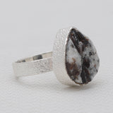 925 Sterling Silver Astrophyllite Rings