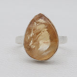 925 Sterling Silver Citrine Rings