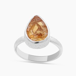 925 Sterling Silver Citrine Rings