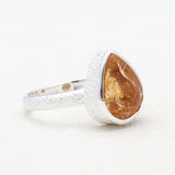 925 Sterling Silver Citrine Rings