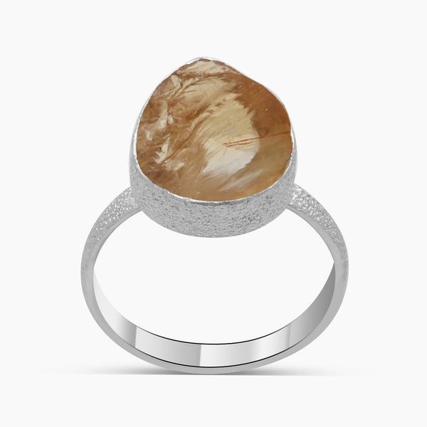 925 Sterling Silver Citrine Rings