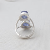 Tanzanite Silver Ring