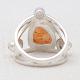 Fanta Garnet Silver Rings