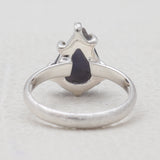 Raw Aquamarine Silver Rings