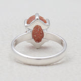 Raw Aquamarine Silver Rings