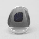 Natural Pink Rose Quartz Silver Rings