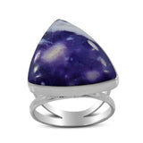 Dendritic Opal Silver Ring