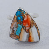 Dendritic Opal Silver Ring