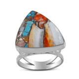 Dendritic Opal Silver Ring