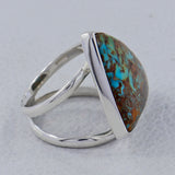 Dendritic Opal Silver Ring