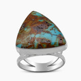 925 Sterling Silver Amazonite Rings