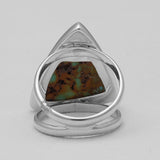 925 Sterling Silver Amazonite Rings