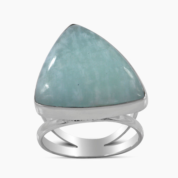 925 Sterling Silver Amazonite Rings