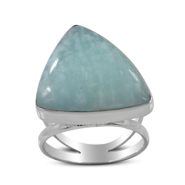 925 Sterling Silver Amazonite Rings
