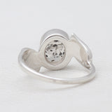 Natural Singing Quartz Silver Rings