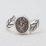 Natural Singing Quartz Silver Rings