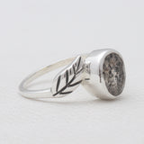 Natural Singing Quartz Silver Rings