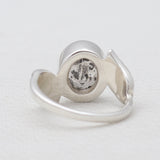 Natural Singing Quartz Silver Rings