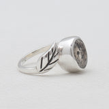 Natural Singing Quartz Silver Rings