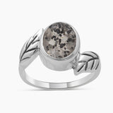 Natural Singing Quartz Silver Rings