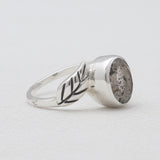 Natural Singing Quartz Silver Rings