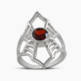 925 Sterling Silver Amethyst Ring