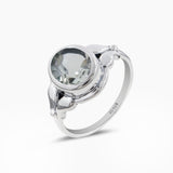 Natural Citrine Silver Rings