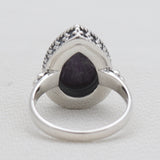 Purple Charoite Silver Designer Rings