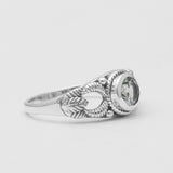 925 Silver Rainbow Moonstone Rings